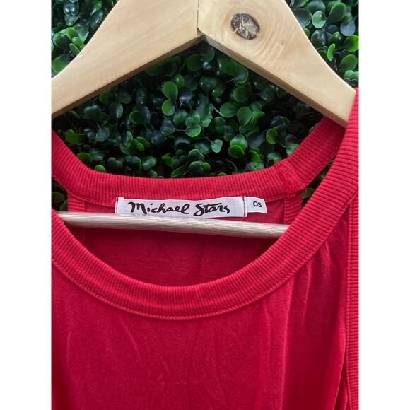 Michael Stars Red Sleeveless Blouse Women’s Size 0S - Picture 3 of 5
